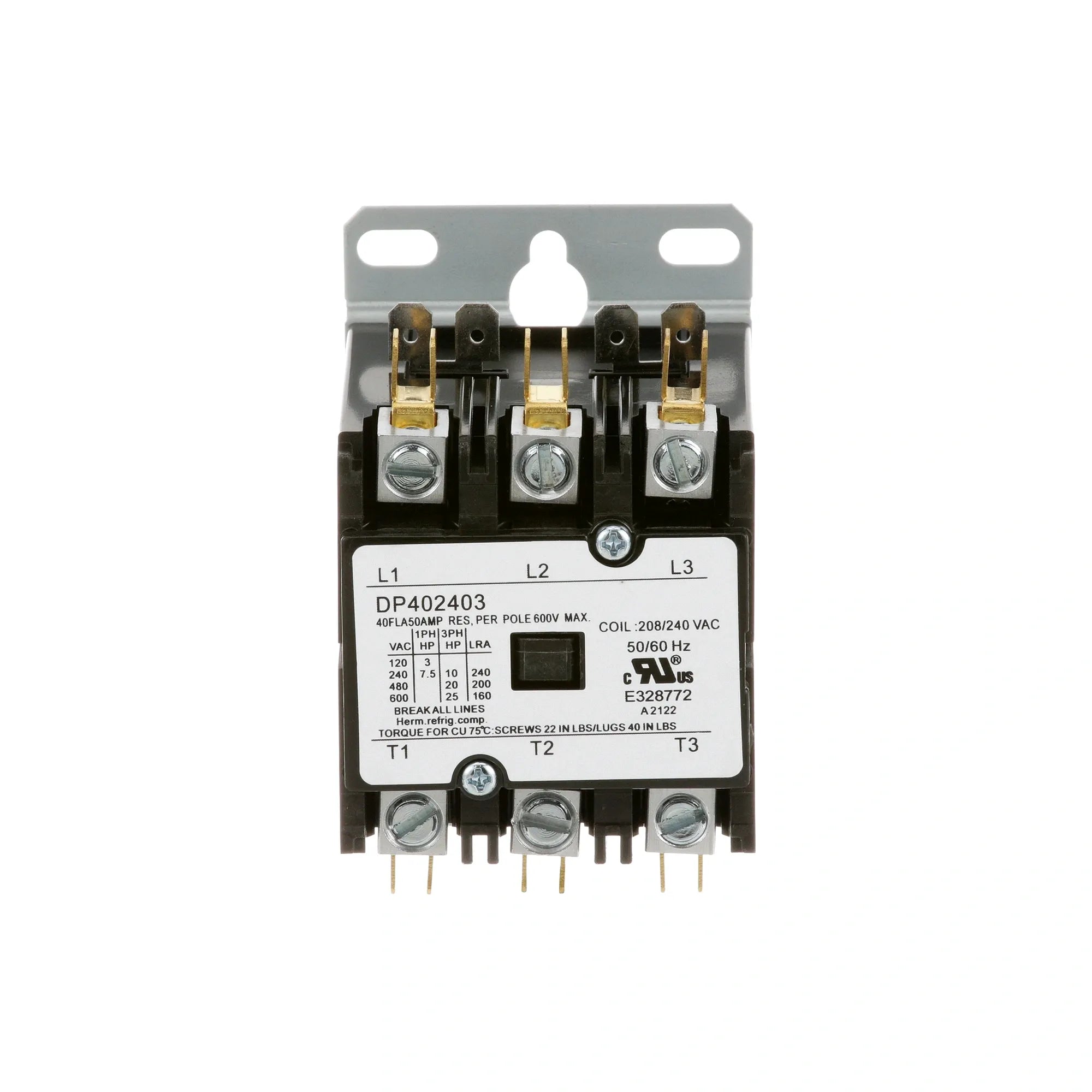 00-346466-5 Hobart - 3 Pole Contactor 40 Amp 240V alternate view 1 00-346466-5 Hobart - 3 Pole Contactor 40 Amp 240V alternate view 1
